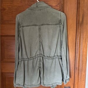 Max Jeans Utility Jacket in Olive